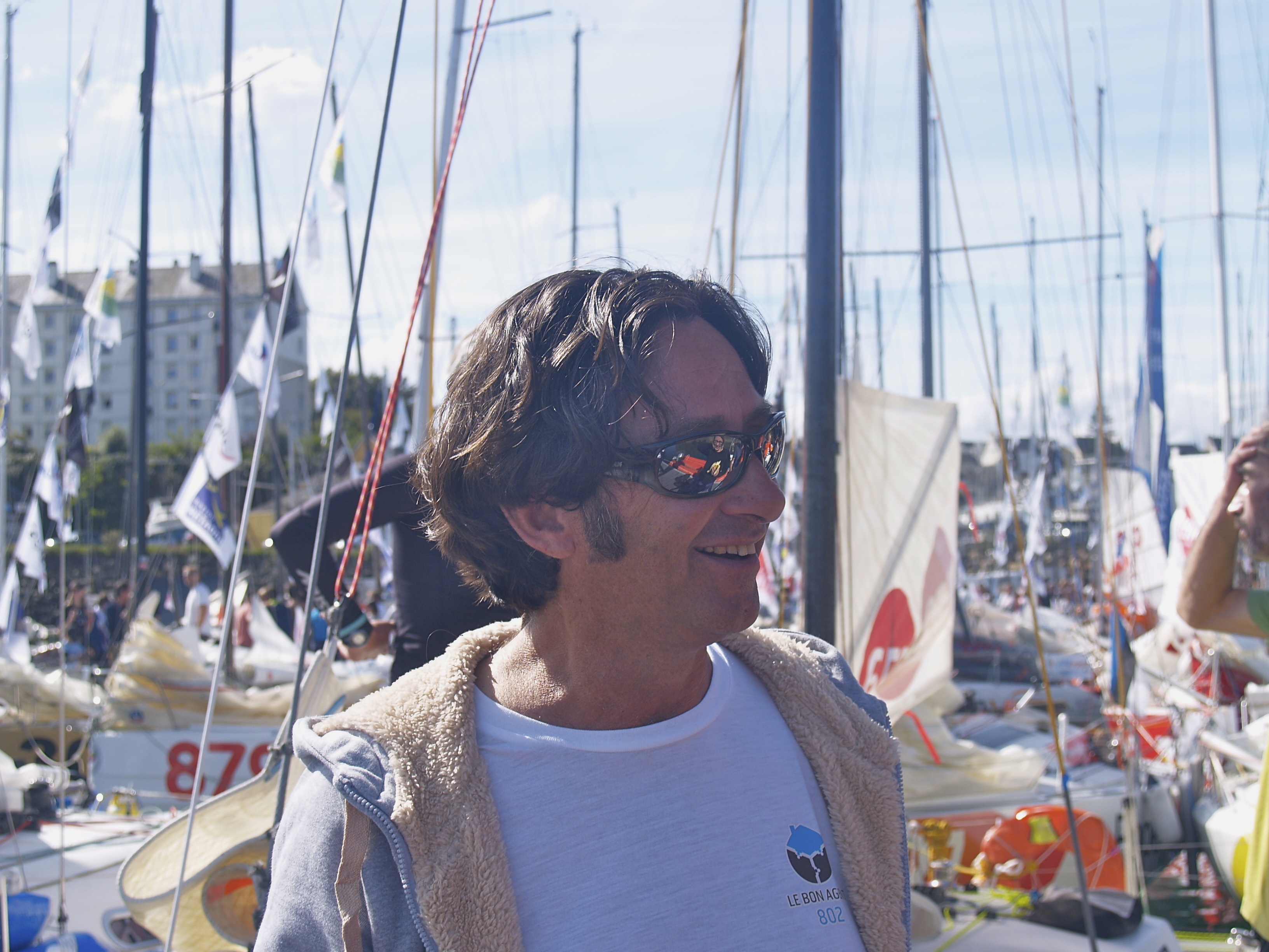 Etienne Bertrand, projektant jachtu CALBUD 894. / Fot. MJ